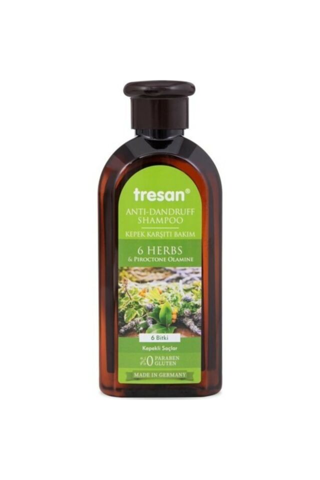 Tresan 6 Bitki Kepekli Saçlar İçin Şampuan 300 Ml