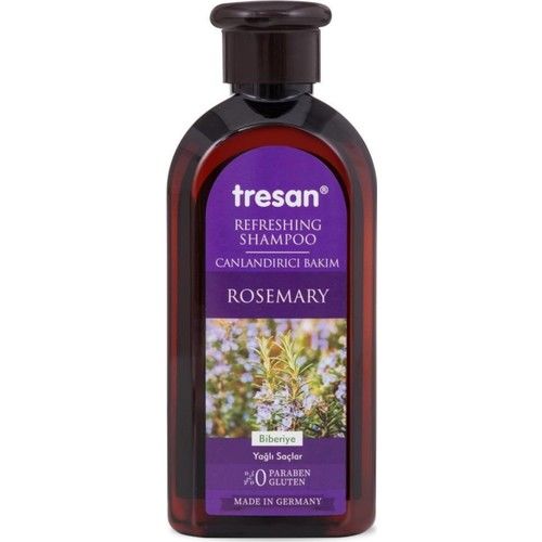 Tresan Canlandırıcı Biberiye Yağlı Saçlar İçin Şampuan 300 Ml