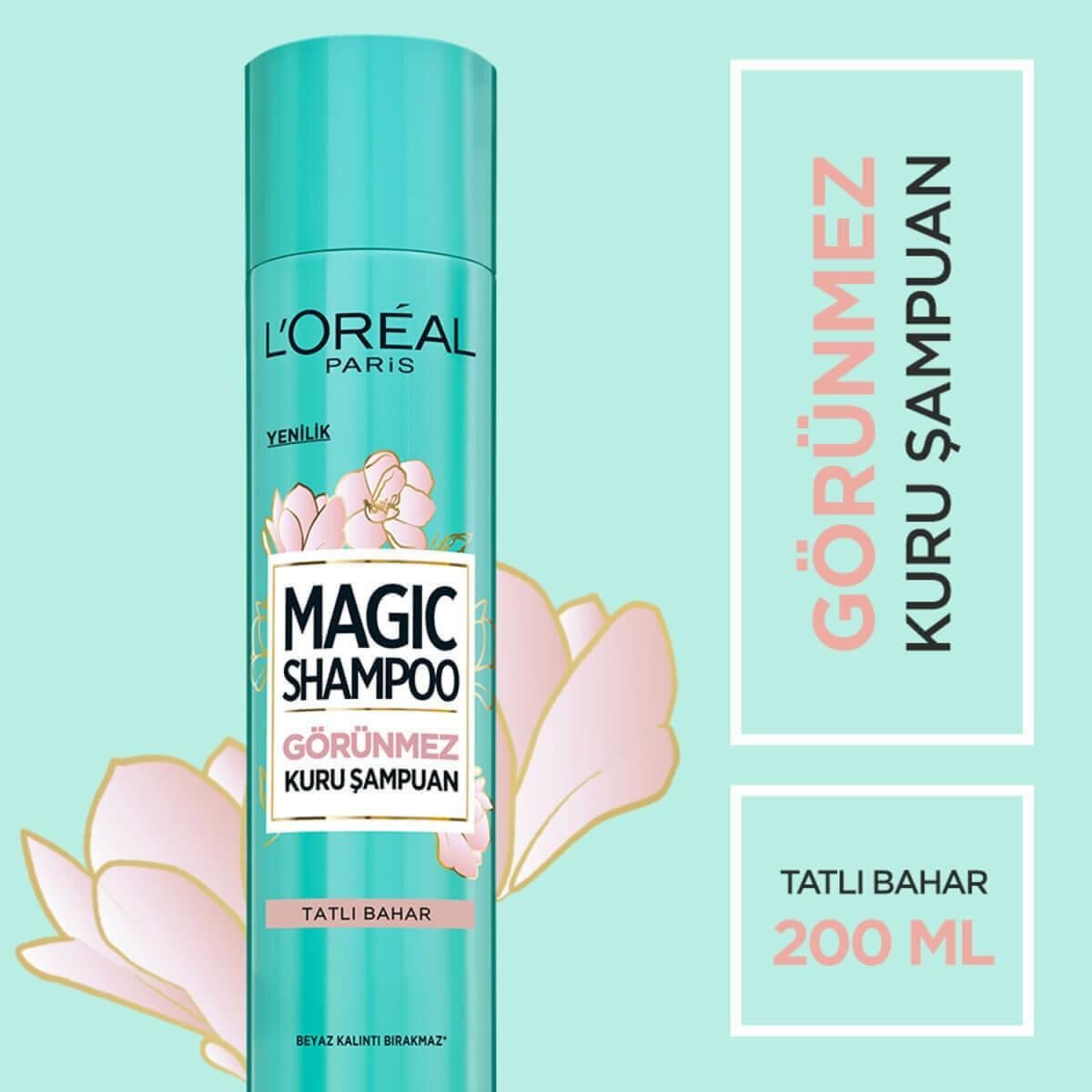 Loreal Tatlı Bahar Magic Shampoo Görünmez Kuru Şampuan 200ml
