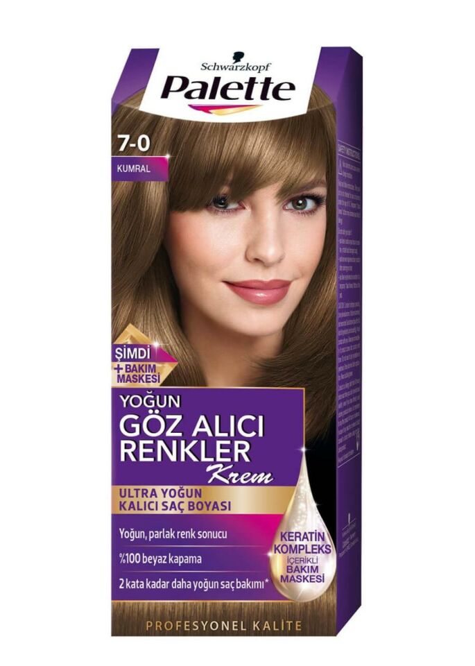 Palette 7.0 Kumral ICC Kalıcı Krem Boya