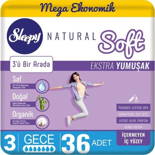 Sleepy Ped Soft Mega 36 Adet