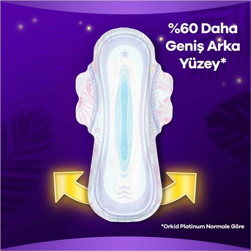 Orkid Platinum Gece Hijyenik Ped 14  lü  - No 4