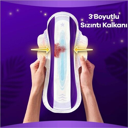 Orkid Platinum Gece Hijyenik Ped 14  lü  - No 4