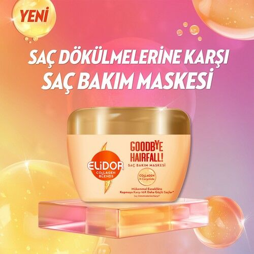 ElidorCollagen Blends Saç Bakım Maskesi Goodbye Hairfall Saç Dökülmelerine Karşı 160 ml