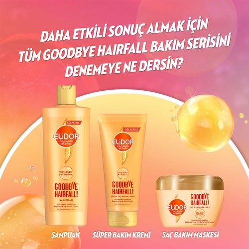 ElidorCollagen Blends Saç Bakım Maskesi Goodbye Hairfall Saç Dökülmelerine Karşı 160 ml