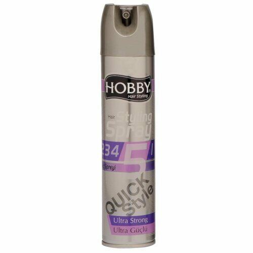 Hobby Saç Spreyi 250ml Ultra Güçlü Tutuş 6 Carbon Force