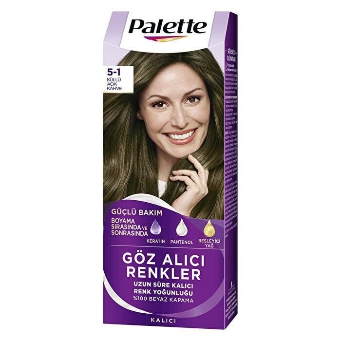 Palette 5.1 Küllü Açık Kahve ICC Kalıcı Krem Boya LIBRWN CENDRE