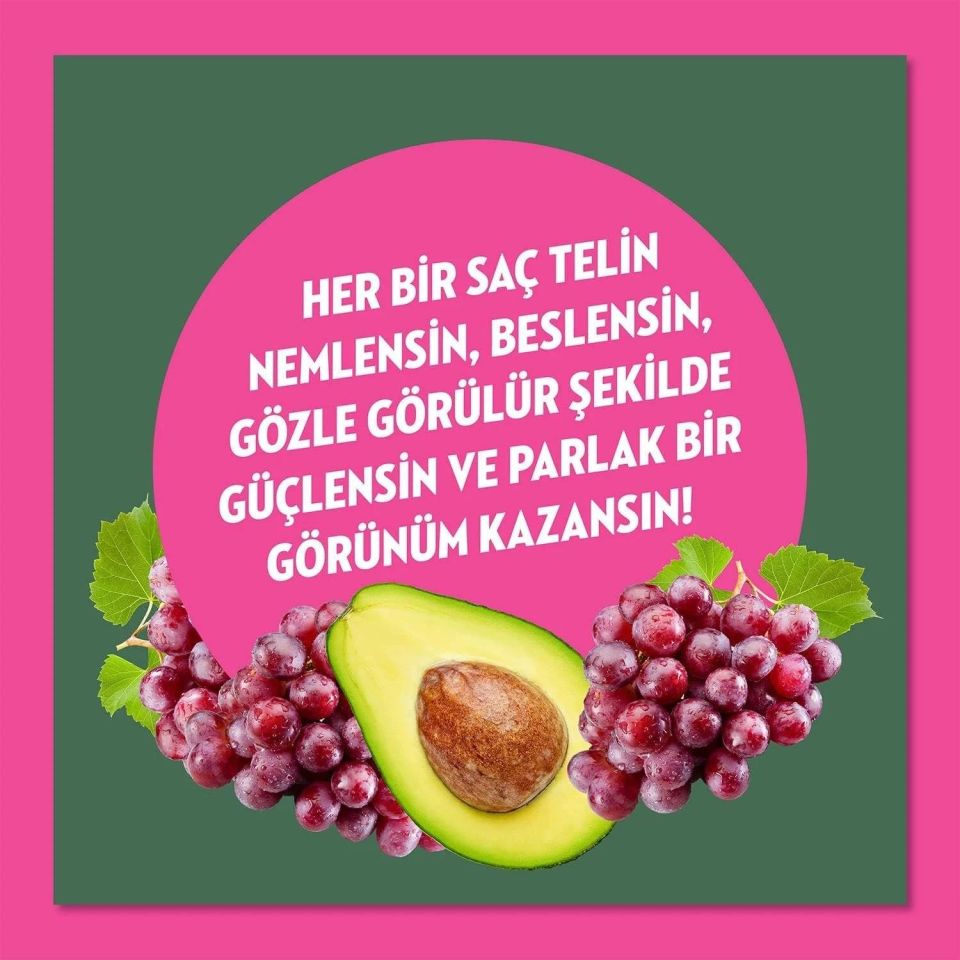 Elidor Doğanın Enerjisi Kalın ve Gür Avokado ve Üzüm Çekirdeği Yağı Bakım Kremi 350 Ml
