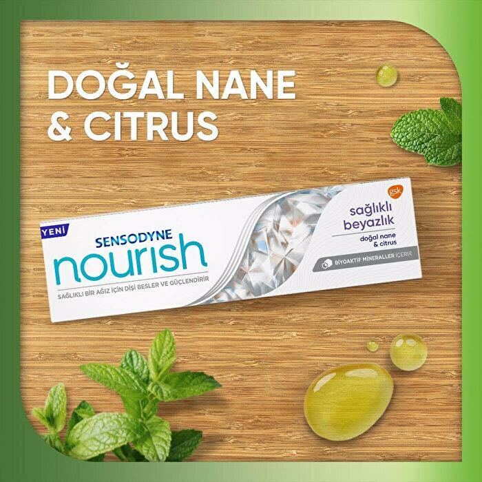 Sensodyne Diş Macunu Nourish Sağlıklı Beyazlık 100 Ml