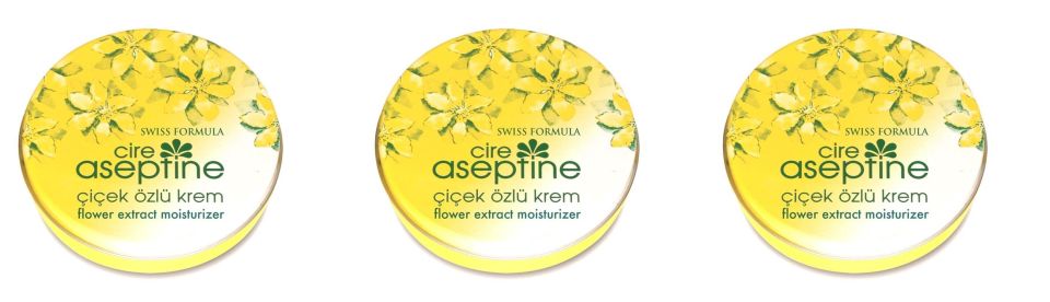 Cire Aseptine Çiçek Özlü Krem Teneke Kutu 3 x150 Ml