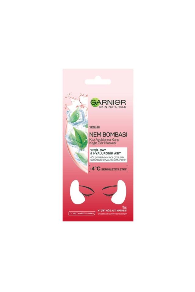 Garnier Nem Bombası Kaz Ayaklarına Karşı Kağıt Göz Maskesi