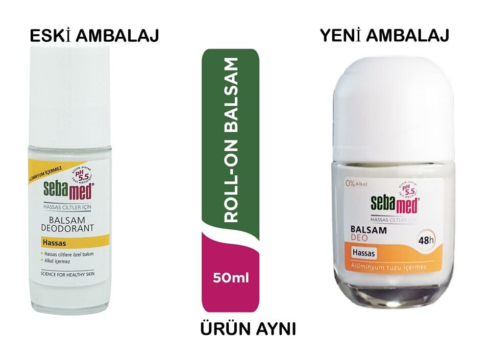 Sebamed Roll On Balsam 50 Ml Sensetive Alüminyum İçermeyen Yeni Ambalaj