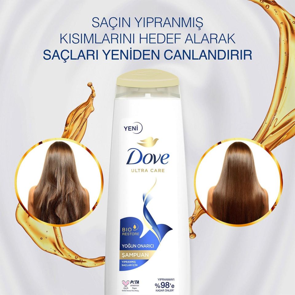 Dove Yoğun Onarıcı Şampuan 600 Ml