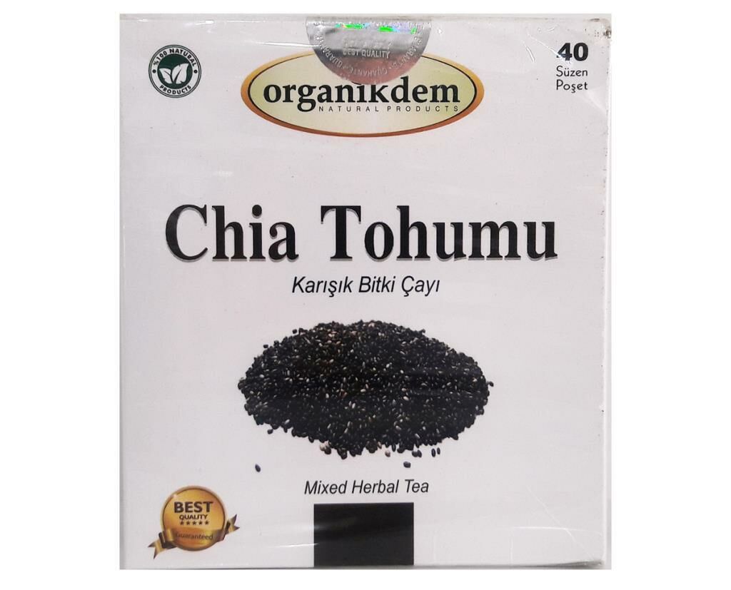 Organikdem Chia Tohumu Bitki Çayı 40 lı Poşet