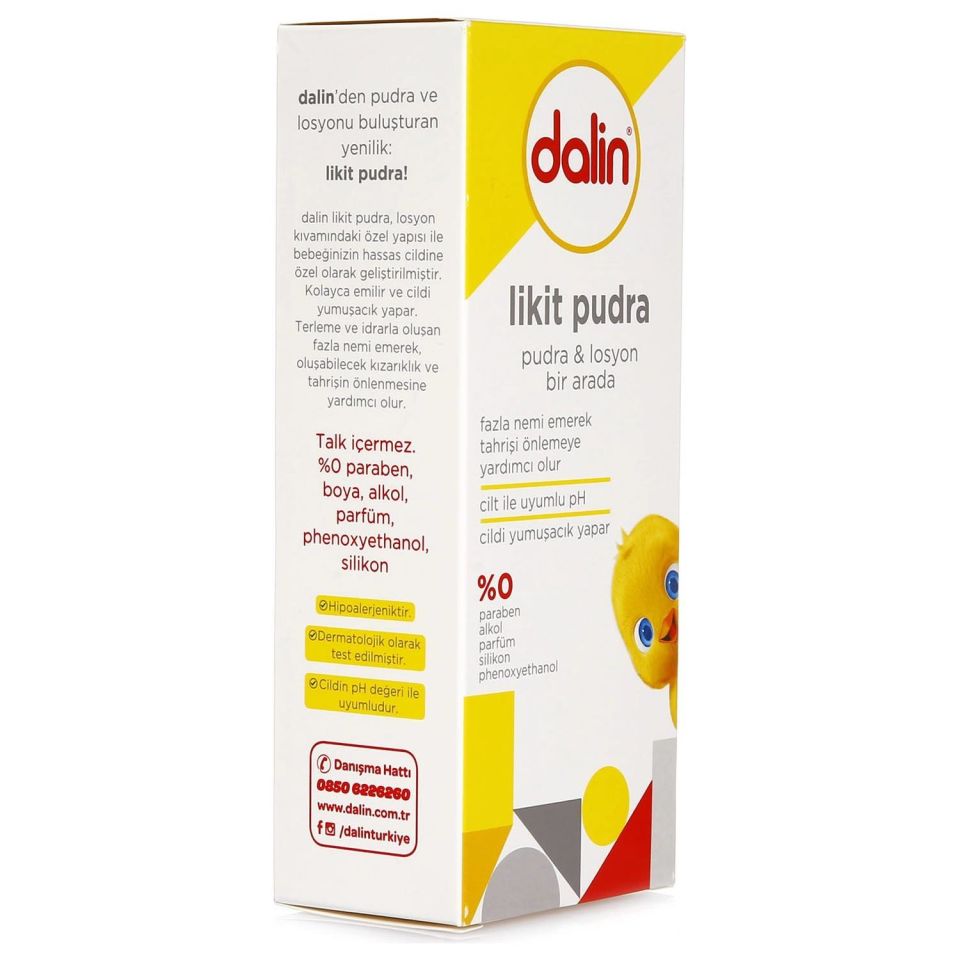 Dalin Likit Pudra 100 Ml 8690605062316 Pudra ve Losyon Birarada