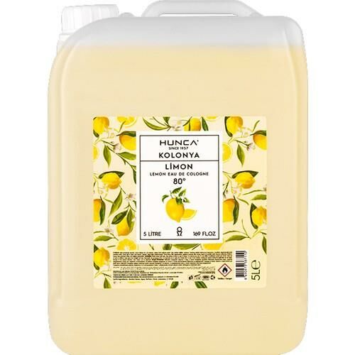 Hunca Kolonya Limon 5 Litre Bidon 80 Derece