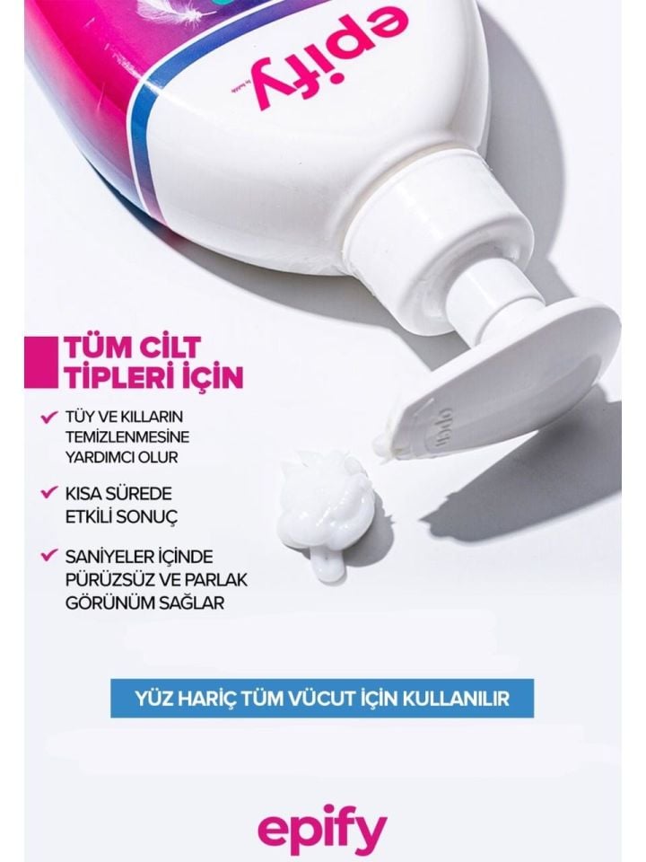 Epify Tüy Dökücü Krem 250 Ml Tüm Ciltler