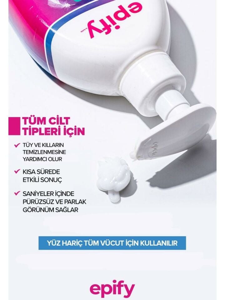 Epify Tüy Dökücü Krem 250 Ml Tüm Ciltler