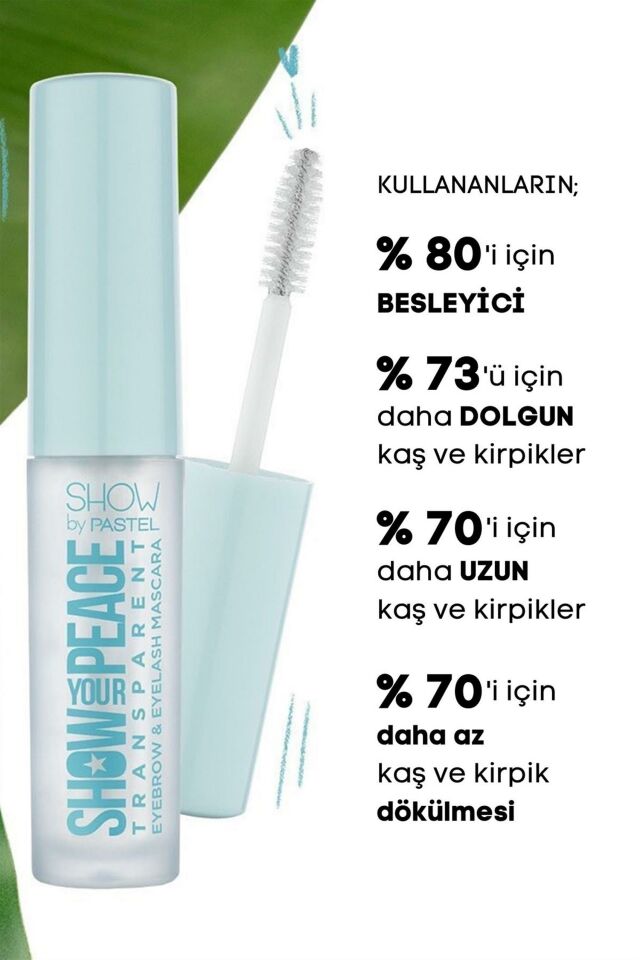 Show By Pastel Kaş ve Kirpik Maskarası Şeffaf Show Your Peace - Sabitleyici