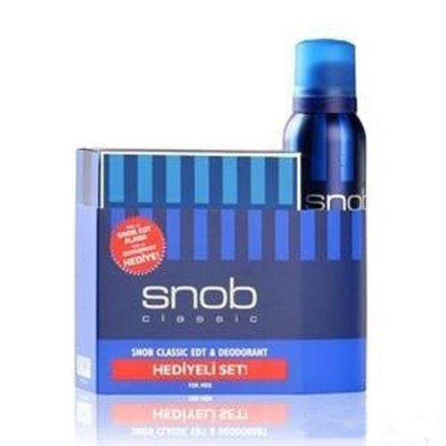 Snob Klasik Set Mavi 100 ml Edt + 150 ml Deodorant Erkek