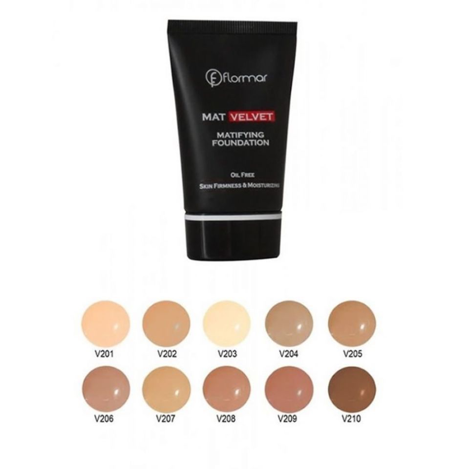 Flormar Mat Velvet Matlaştırıcı Fondöten V207 NATUREL BIEGE