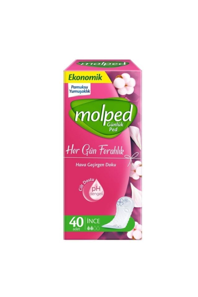 Molped Her Gün Ferahlık Dev Ekonomi 40 Adet İnce