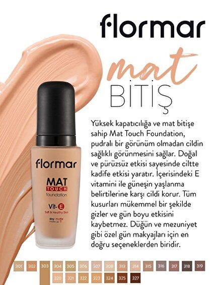Flormar Mat Touch Fondöten M303
