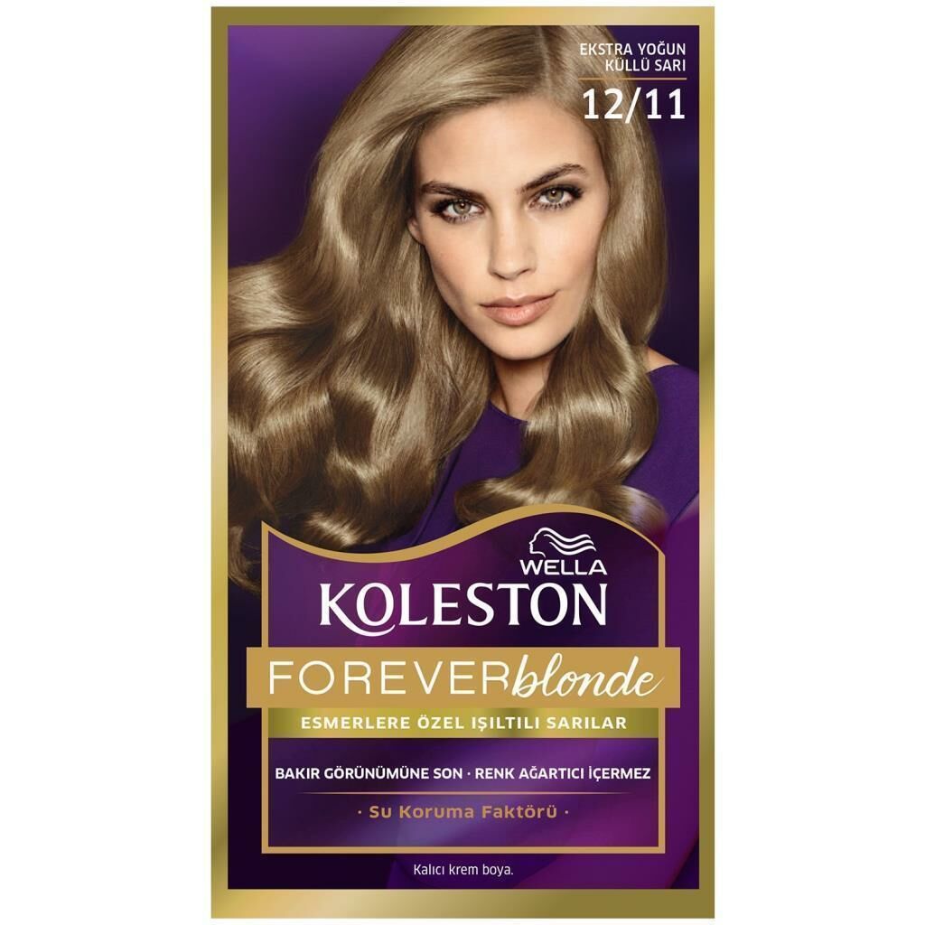 Koleston Set Boya Forever Blonde 12.11 Eksta Yoğun Küllü Sarı Saç Boyası