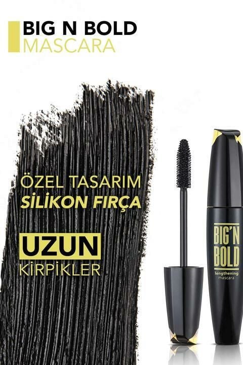 Flormar Big N Bold Hacim ve Uzunluk Veren Maskara Siyah