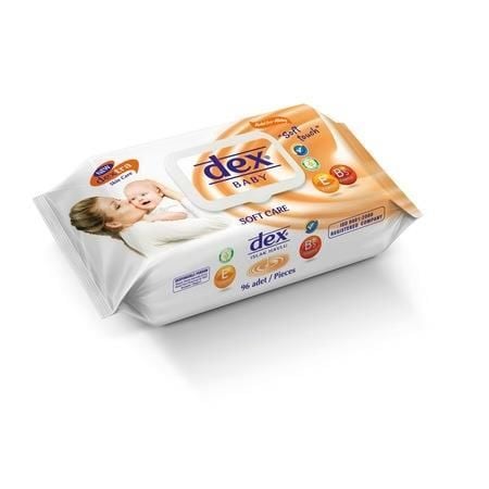 Dex Baby Islak Mendil Soft Care 90 lı Kapaklı