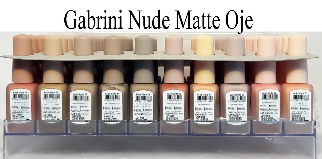 Gabrini Nude Matte Oje 02