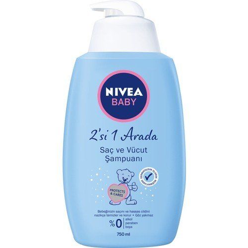 Nivea Baby Saç ve Vücut Şampuanı 750 ml Pompalı
