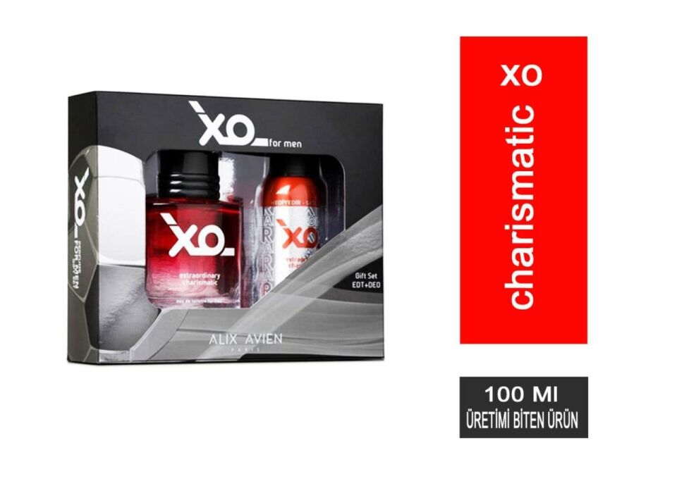 XO Charismatic 100 Ml Edt+150 Ml Deodorant Erkek Cofre