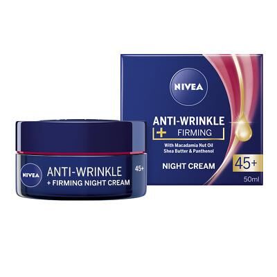 Nivea Kırışıklık Karşıtı ve Sıkılaştırıcı 45+ Yaşa Özel Gece Kremi 50 ml