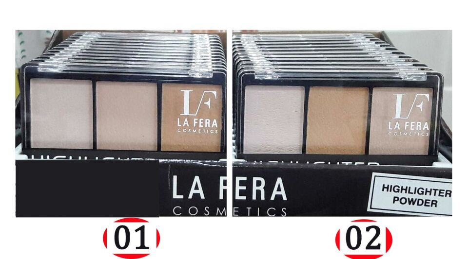 La Fera 3 lü Aydınlatıcı Highlighther Set 02