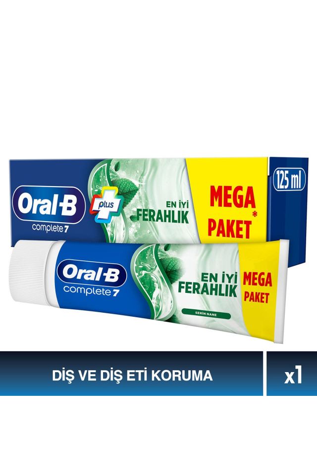 Oral-B Complete 7 En İyi Ferahlık Diş Macunu 125 ml Mega Paket