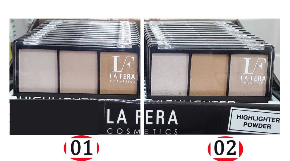 La Fera 3 lü Aydınlatıcı Highlighther Set 01