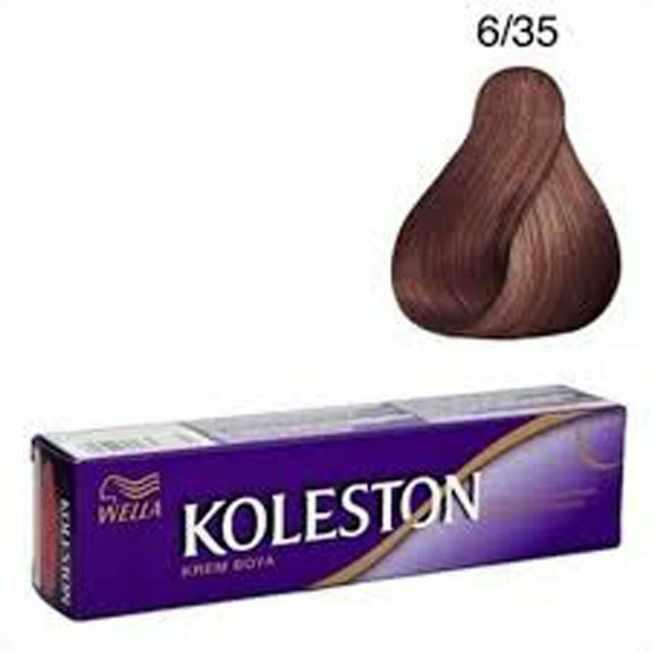 Koleston Tüp 6.35 Elegan Kahve Saç Boyası + Oksidan Sıvı 50 Ml