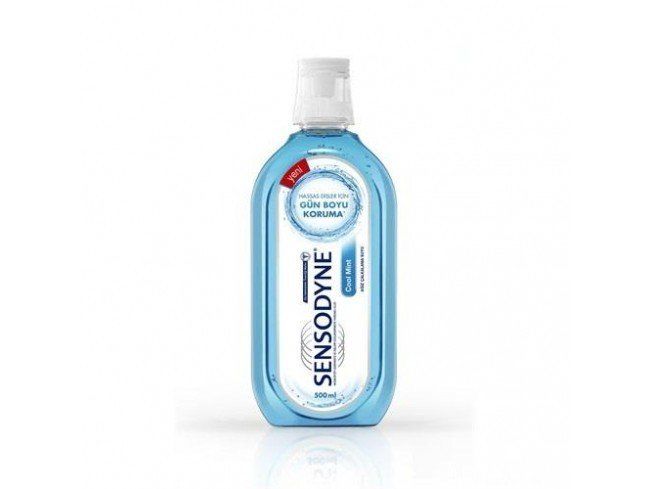 Sensodyne Cool Mint Ağız Suyu 500 ml Gargara Hassas Dişler