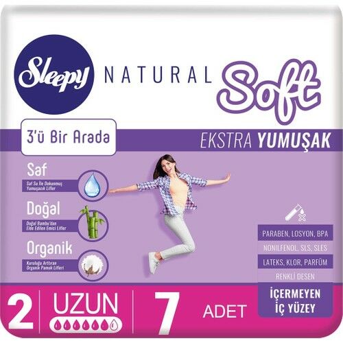 Sleepy Natural Soft Ekstra Yumuşak Uzun 7'li / no 2 /