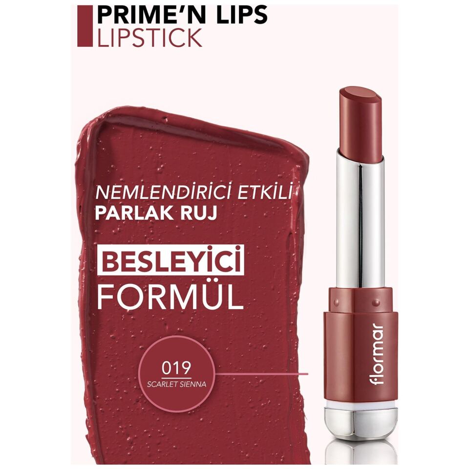FlormarPrime N Lips Lipstick PL19 Scarlet Sienna