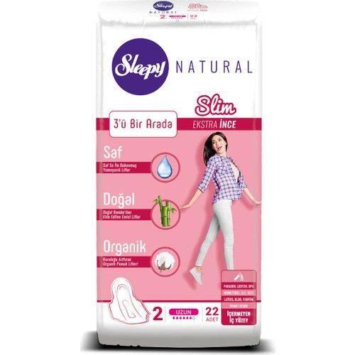 Sleepy Natural Slim Ekstra Ince Uzun 22 Ped / no 2 /