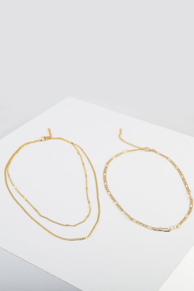 New Obsessions Altın Renk Zincir Seti TM-1145