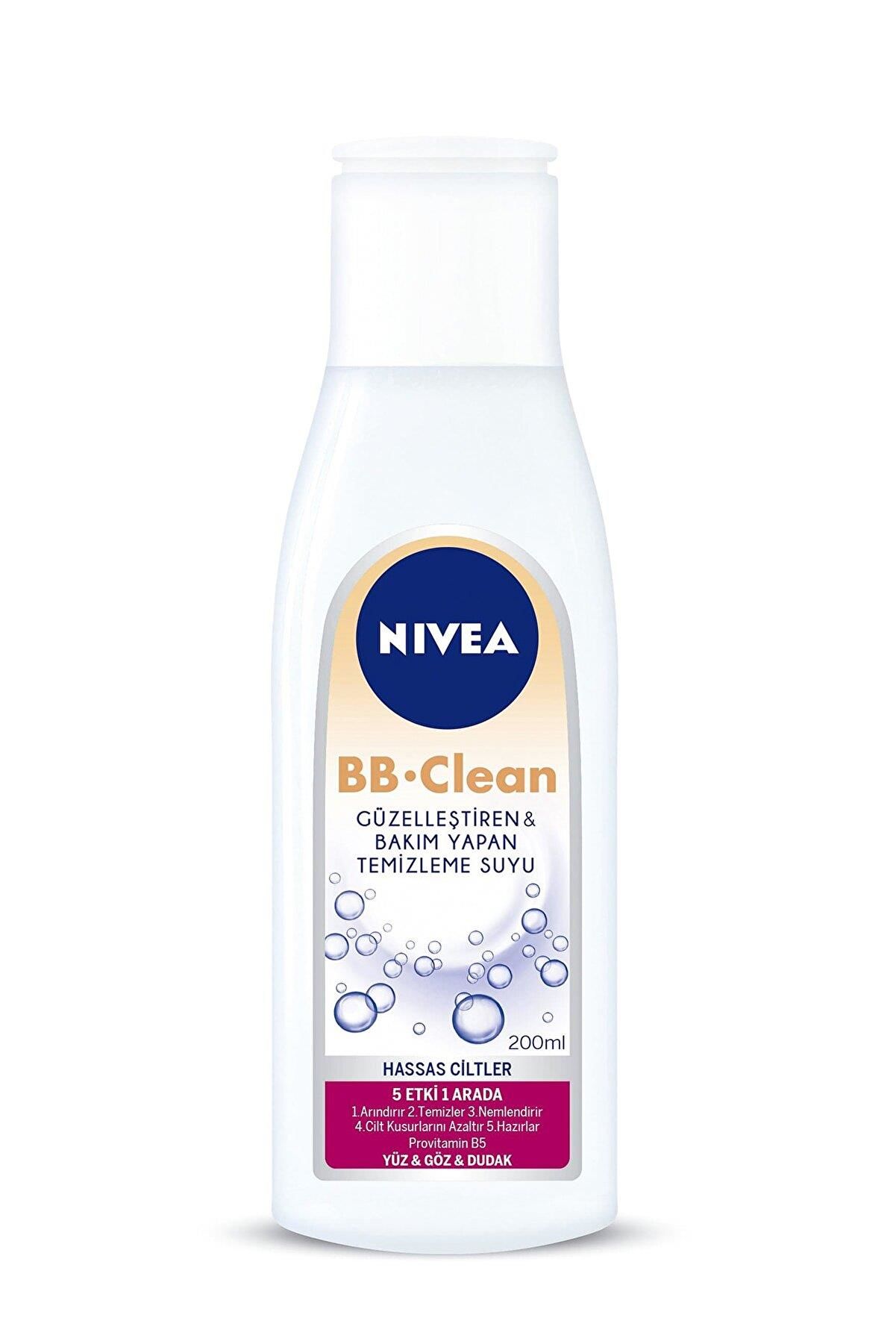 Nivea Bb Clean Hassas Ciltler İçin 5 Etkili Temizleme Suyu 200 ml