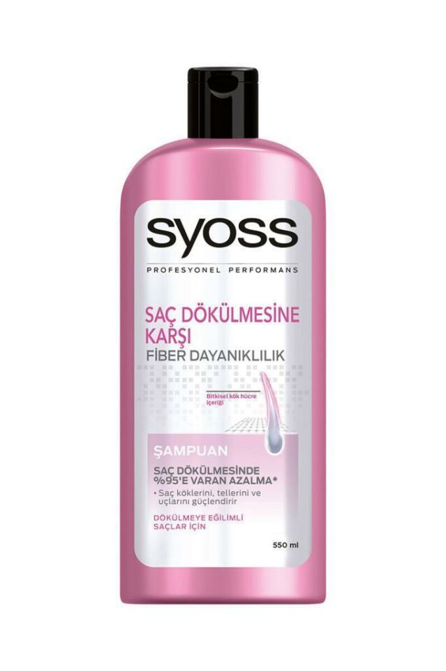 Syoss Şampuan 550 Ml Saç Dökülmesine Karşı Fiber
