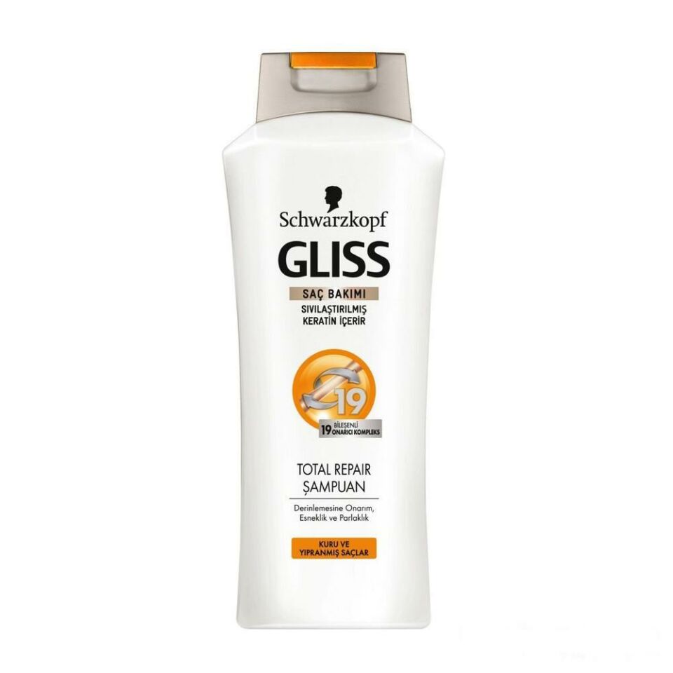 Gliss Total Repair 400 ml Kuru Ve Yıpranmış Saçlar Için Onarıcı Şampuan