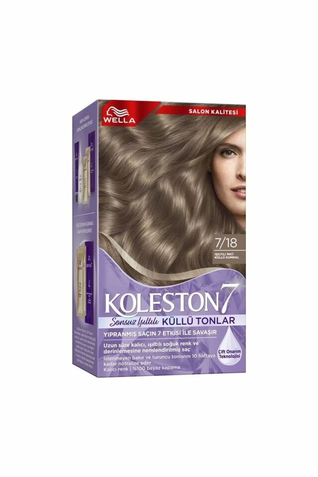 Koleston Set 7.18 Işıltılı İnci Küllü Kumral