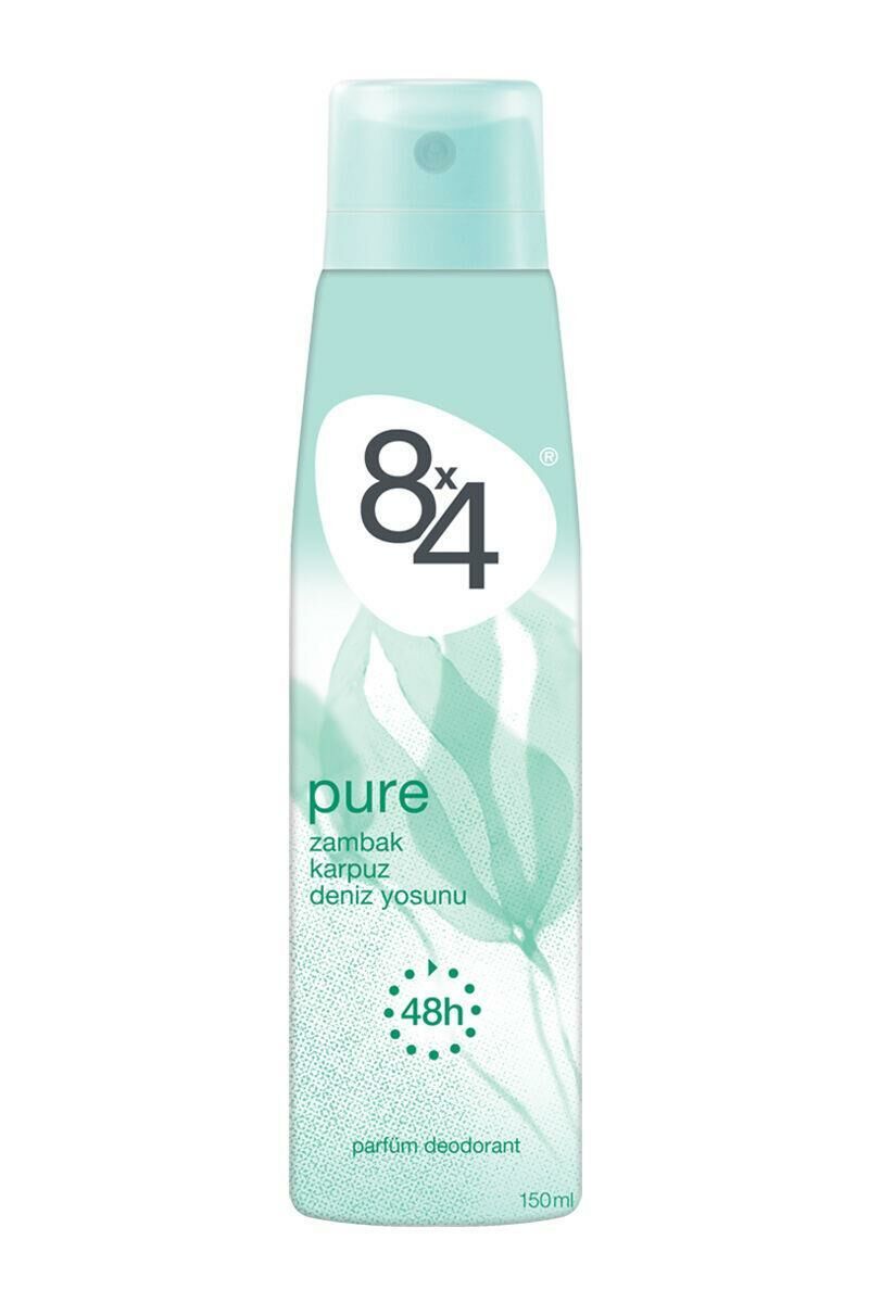 8X4 Deodorant PURE 150ML Bayan SPREY