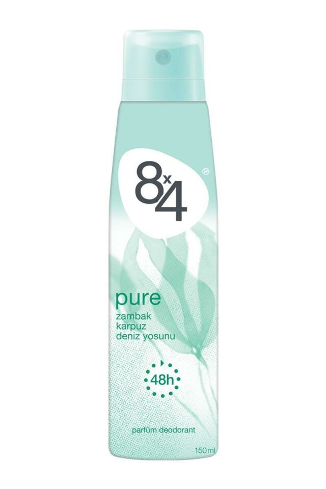 8X4 Deodorant PURE 150ML Bayan SPREY