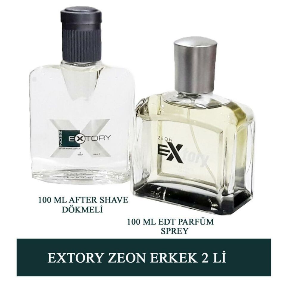 Extory Zeon Edt 100 ml Erkek Parfüm + 100 ML After Shave